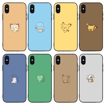 寵物小精靈手機殼XS MAX適用iPhone13蘋果6s杰尼龜11軟12卡比獸78