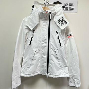 跩狗嚴選 現貨 極度乾燥 Superdry Yachter 最新經典 女款 MTN 冒險魂 遊艇夾克 風衣 外套 防風 鋪棉 保暖 全白