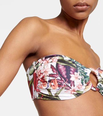 Alexandra Miro Carlotta printed bandeau bikini top