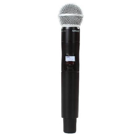 Shure QLXD2 SM58 Wireless Handheld Microphone Transmitter with SM58 Capsule (Receiver Sold Separately)