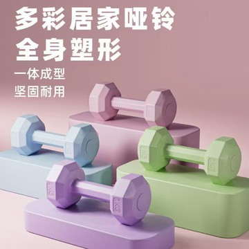 🚚臺灣出🚚啞鈴女士健身家用瘦肚子2kg一對舉重槓鈴小3公斤器材青少年1kg