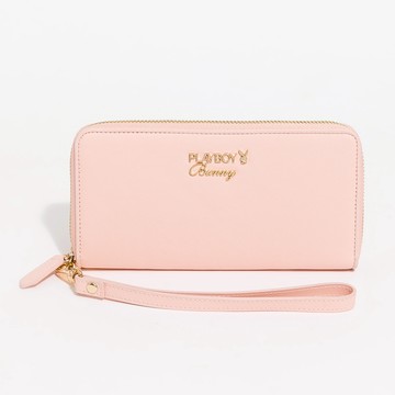 PLAYBOY - 拉鍊長夾 Miss Perfect系列 - 粉色