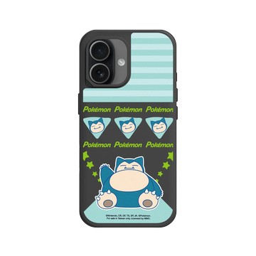 iPhone 17 SolidX 黑 - 寶可夢 Pokemon - 多彩系列-卡比獸