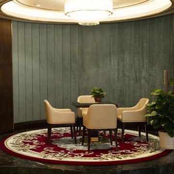 【山德力】古典紅雕花圓毯240cm直徑 泰拉維