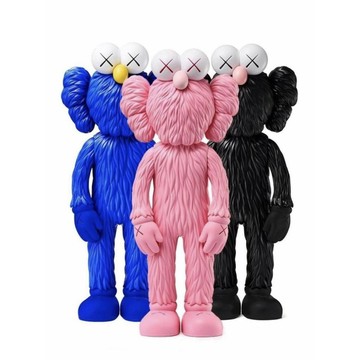 【逢甲 FUZZY】KAWS BFF 公仔 娃娃 三色 藍 黑 粉 三隻 拆賣