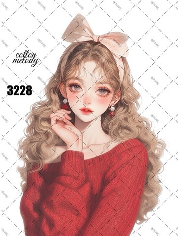 原廠貼紙 no.3228 人物貼紙 原創貼紙 原創人物貼紙 裝飾貼紙 棉旋律