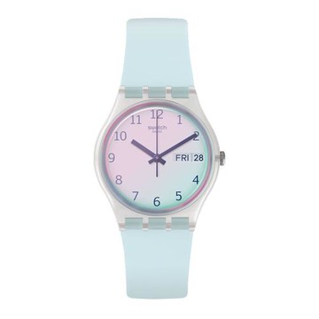 Swatch/斯沃琪手表女色彩密碼時尚休閑學生情侶石英男女表 GE713
