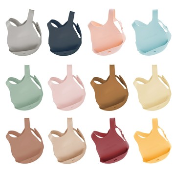 土耳其【minikoioi】X型立體矽膠圍兜 副食品圍兜 圍兜 矽膠圍兜 (多色可選)