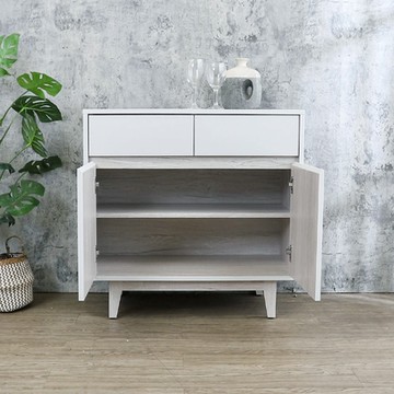 Boden-克萊妮2.7尺收納餐櫃/碗盤置物櫃/置物矮櫃/玄關櫃(下座)-81x40x80cm