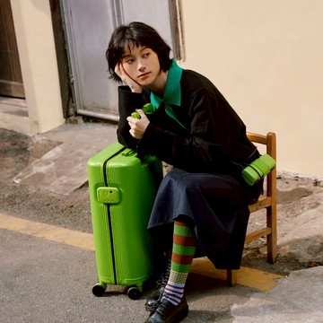 ITO PISTACHIO 2 STRIPED 冷血綠 開心果行李箱登機托運抗菌 - 20寸