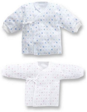 KUKU紗布肚衣-加大(藍/粉)