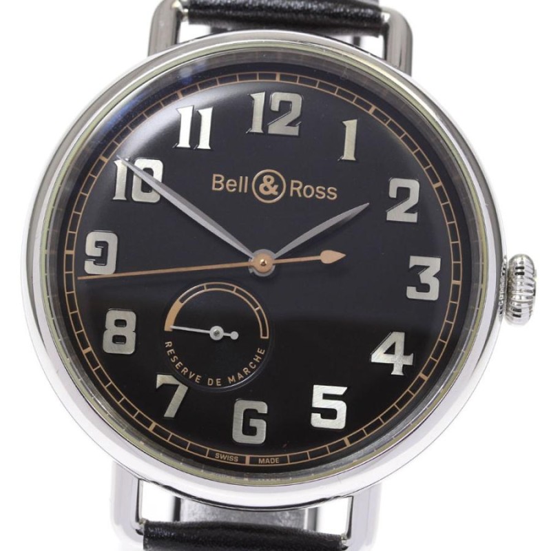 ☆箱・保証書付き【Bell＆Ross】ベル＆ロス ヴィンテージ リザーブ ド マルシェ WW1-97 パワーリザーブ 自動巻き メンズ |  LINEブランドカタログ