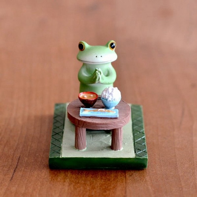 いただきますカエル Copeau コポー クッチーナ コポー カエル 置物 雑貨 和 昭和 レトロ ご飯 コポーシリーズ かわいい プレゼント 贈り物 通販 Lineポイント最大0 5 Get Lineショッピング