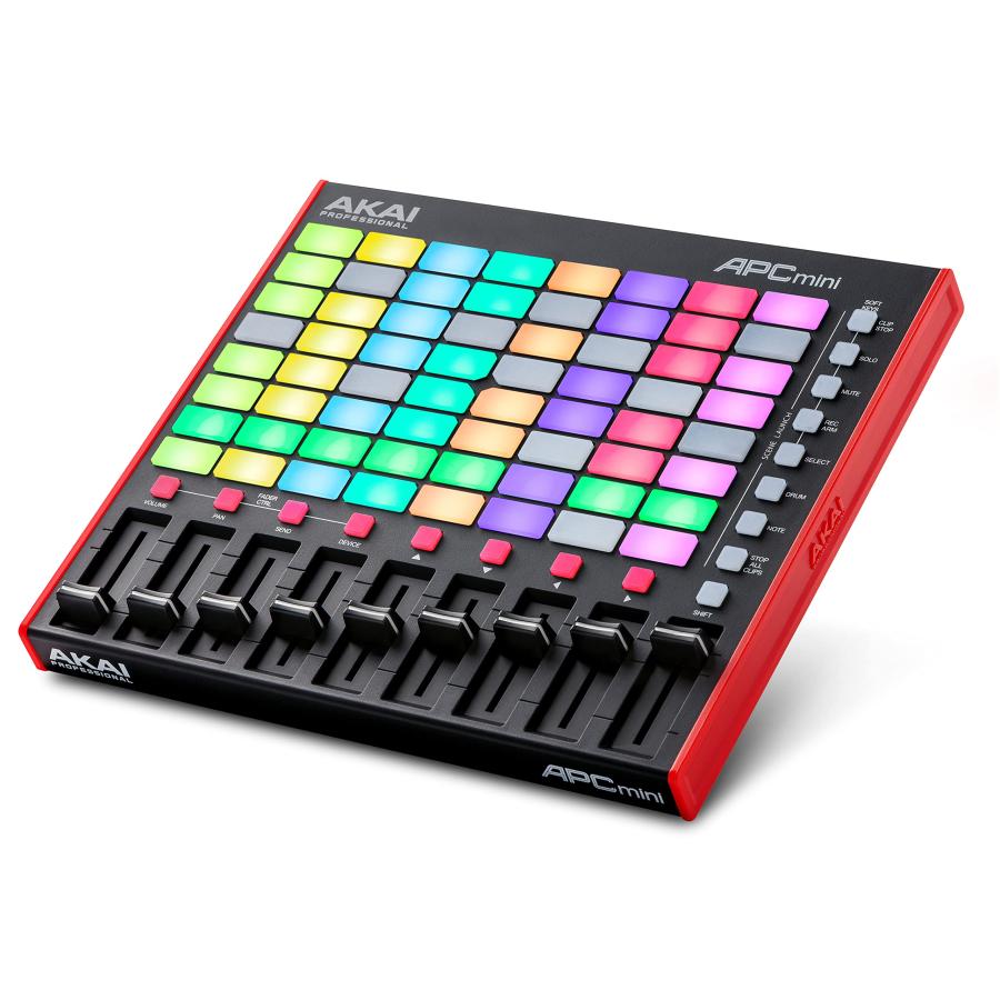 Akai Professional USB MIDIコントローラー 64個のRGBパッド MIDIミキサー Ableton Live Lite付属 A