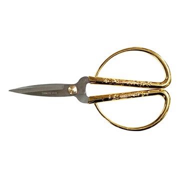 Life 徠福 NO.2045 鍍金龍鳳剪刀 173mm