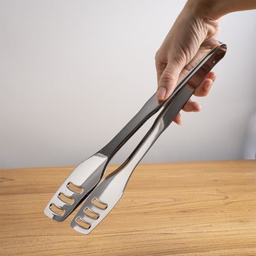 316不銹鋼韓式燒烤夾烤肉面包用夾子 自助餐火鍋分菜夾麻辣燙商用