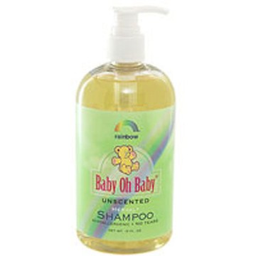 Baby Oh Baby Shampoo Unscented 16 OZ by Rainbow Research