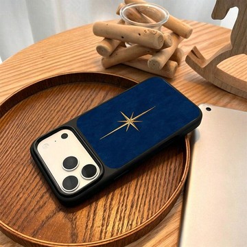 📦急單首選✨藍底八角星適用iphone18创意 17 pro max手機殼16韓系15可愛14簡約13質感防摔殼