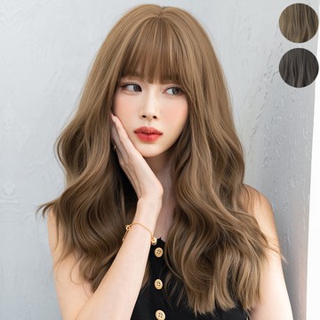 [現貨在台附發票]韓版新品新款整頂假髮女 長髮全頭套式捲髮髮套時尚新款波浪捲整頂頭套0331 0362 I