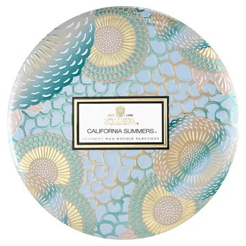 VOLUSPA 3芯錫蠟燭  夏日加州  340g  1個
