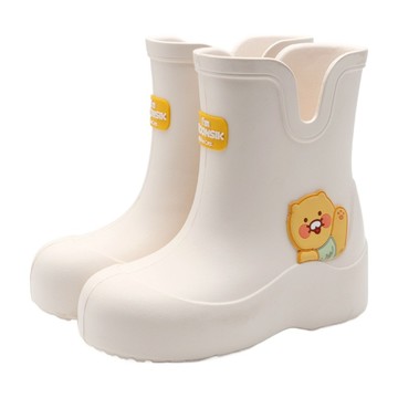 Kakao Friends 兒童款 春植早安雨靴  19cm  象牙色