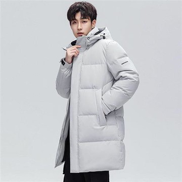 【米蘭精品】羽絨外套90%白鴨絨夾克-保暖戶外連帽休閒男女外套2色74gs6
