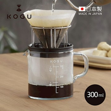 日本下村KOGU 日製Tritan耐熱防摔咖啡壺濾架2件組