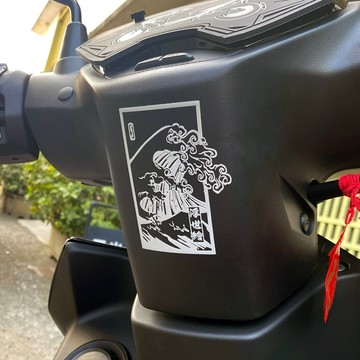 勁戰七代 YAMAHA G7 JETSL 新迪爵 新K1 日繪圖卡 日式風格 反光貼紙 夜光貼紙 機車貼紙 反光屋FKW