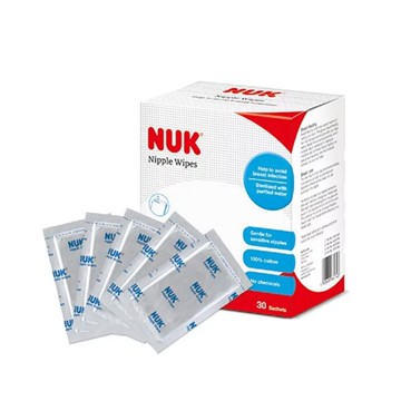 NUK 乳頭清潔棉｜30片/盒｜短效出清【佳兒園婦幼館】