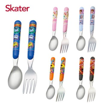 Skater不鏽鋼湯匙+叉子