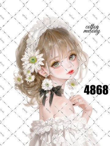 original sticker no.4868 人物貼紙 原創貼紙 原創人物貼紙 裝飾貼紙 cotton melody