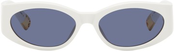 JACQUEMUS 白色 Les lunettes Ovalo 太阳镜
