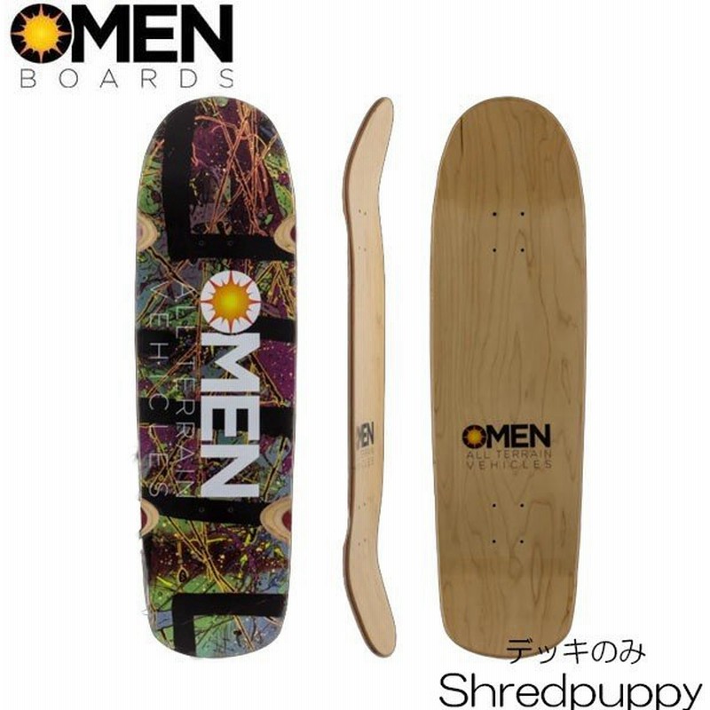 オーメン シュレッドパピー Omen Shredpuppy スケボ スケートボード フリースタイル デッキのみ オールマイティー 通販 Lineポイント最大0 5 Get Lineショッピング