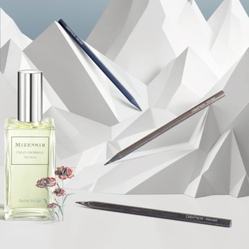 【卡達CARAN D'ACHE】2025聖誕特別版 Alpine Frost阿爾卑斯霜雪 香氛鉛筆組(HB)【墊腳石】質感送禮精選