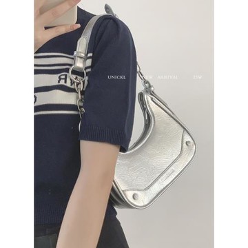 法式小眾腋下包包女2023新款夏季時尚手提小方包高級感百搭單肩包