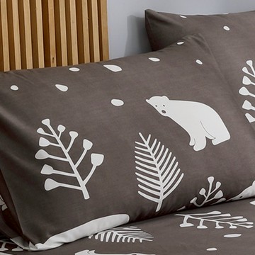 Ishur 伊舒爾 極致雲絲棉枕套  遇見熊熊  1件  75 x 45cm