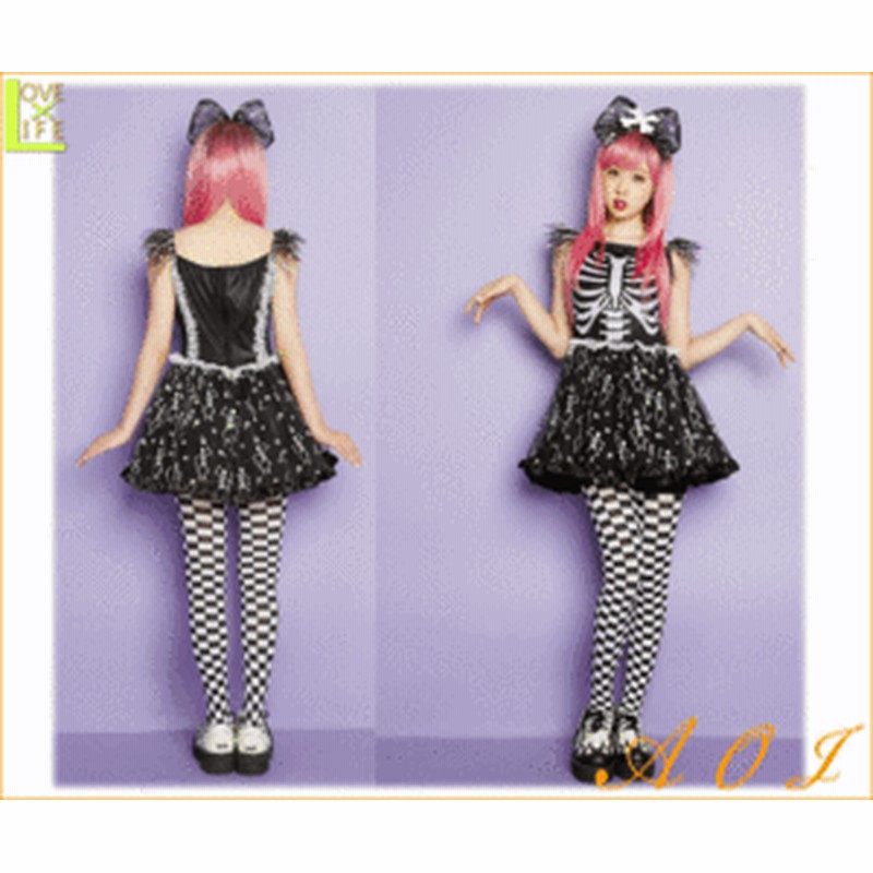 レディ Lll Bone Princess スカル Amo ガイコツ ブランド 仮装 衣装 コスプレ コスチューム ハロウィン 通販 Lineポイント最大1 0 Get Lineショッピング