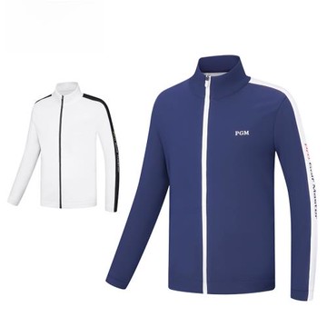 PGM兒童春款高爾夫服裝外套 男童防風保暖運動上衣發熱內里時尚