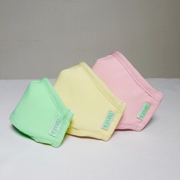 小童XS碼3D立體透氣可重用可洗125次三層布口罩內置濾芯粉紅色