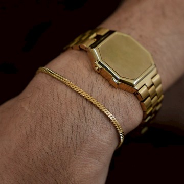 ☆LimeLight☆ 金手鍊 老錢 蛇骨 麻花 麻花繩 老錢風 飾品 鈦鋼 手鏈 類 K金手鍊 古巴手鍊 男女手鍊