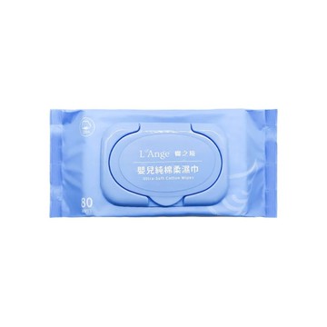L'Ange 棉之境 嬰兒純棉柔濕巾80抽 濕紙巾