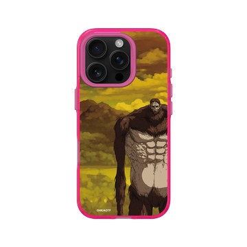 iPhone 16 Pro Clear 粉漾桃 - 進擊的巨人 Attack On Titan -S4 - 獸之巨人