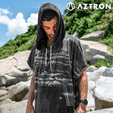 Aztron 成人毛巾斗篷 MILKYWAY PONCHO AA-PC400 / 浴巾 披巾 水上活動 立式划槳 SUP 衝浪 浮潛