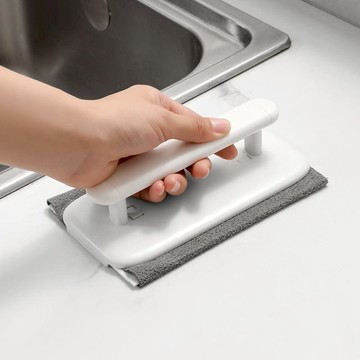 多功能魔力抹布清潔刷(附刮刀&隙縫刷&替換布3片) 單一規格