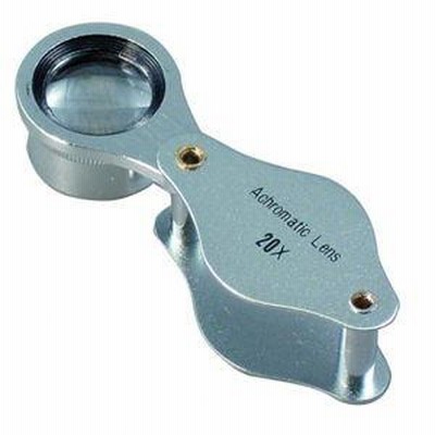 ミザール メタルルーペ「RA-1520P」(倍率20倍) MIZAR 検査用ルーペ RA-1520P RA-1520P 返品種別A