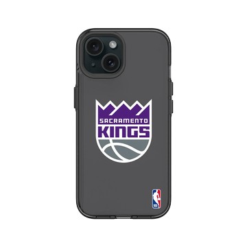 iPhone 15 Clear 酷墨灰 - NBA - Logo-沙加緬度國王 Sacramento Kings