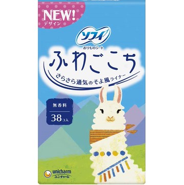 unicharm Sophie Fluffy Unscented 38 sheets