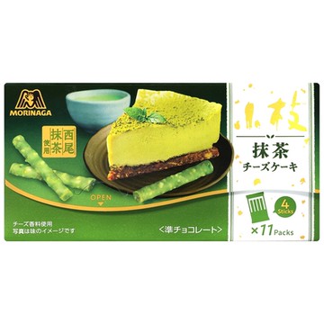 森永製菓 小枝餅乾棒[抹茶起司蛋糕風味] 59.4g