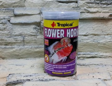 【西高地水族坊】波蘭Tropical德比克 高蛋白花羅漢增豔飼料 1000ml