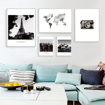 旅途記憶　攝影系列　裝飾掛畫　台灣製造 - E款－木紋框-40*60cm